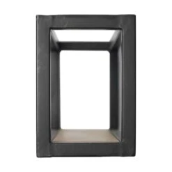 HSM Collection Wandbox Levels - Naturel/zwart - 35x14x20 Cm -Opslag Meubelwinkel 81021268 0300