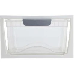 Omega Ladesysteem 11 Liter - Transparant/wit - 17,5x29,5x37,5 Cm -Opslag Meubelwinkel 81023556 0100