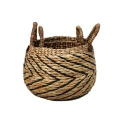 HSM Collection Mandenset Agira (2 Stuks) - Naturel/zwart -Opslag Meubelwinkel 81024329 0400