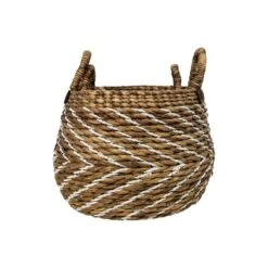 HSM Collection Mandenset Agira (2 Stuks) - Naturel/wit -Opslag Meubelwinkel 81024330 0300