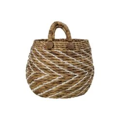 HSM Collection Mandenset Agira (2 Stuks) - Naturel/wit -Opslag Meubelwinkel 81024330 0500