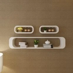 VIDAXL Wandplanken Kubus MDF Zwevend Opbergruimte Boeken/dvd -Opslag Meubelwinkel 83e5f1a50d134553a6acf104ec981508