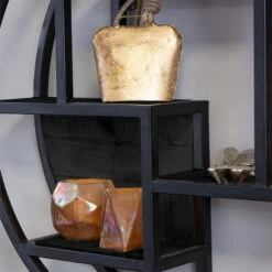 Furndea Orianna Wandrek Industrieel Rond Zwart - 16x75⌀cm 9 Furndea Orianna Wandrek Industrieel Rond Zwart - 16x75⌀cm -Opslag Meubelwinkel 85b69aca77c945ceb5d4dc80c3702c1e