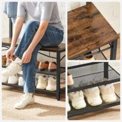 O'DADDY® Kapstok Staand - Schoenenrek - 15 Haken - 80x32x178,5 - Bruin 9 O'DADDY® Kapstok Staand - Schoenenrek - 15 Haken - 80x32x178,5 - Bruin -Opslag Meubelwinkel 98ff5e0353c946c59cd6d219ba1090b4