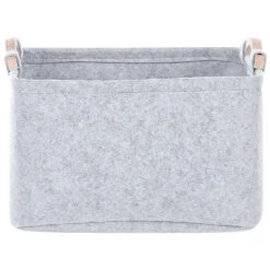 Beliani Mand BAYSAI - Grijs Vilt 9 Beliani Mand BAYSAI - Grijs Vilt -Opslag Meubelwinkel a72de39a75124c9f9003e6080cc6d206