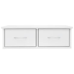 VidaXL Wandschap Met Lades 60x26x18,5 Cm Bewerkt Hout Hoogglans Wit -Opslag Meubelwinkel af848ad8b6044a74a22e1c132ef4b972