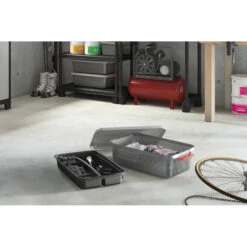 Kis K Latch Opbergbox M - 28L - Grijs -Opslag Meubelwinkel bcf3f754938f4edc9958a05071d7bb44