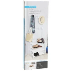 Storage Solutions Kledingrek - 60 X 26 X 155 Cm - Metaal - Wit -Opslag Meubelwinkel bcf997c729fe4e42b878d6ce99835b73