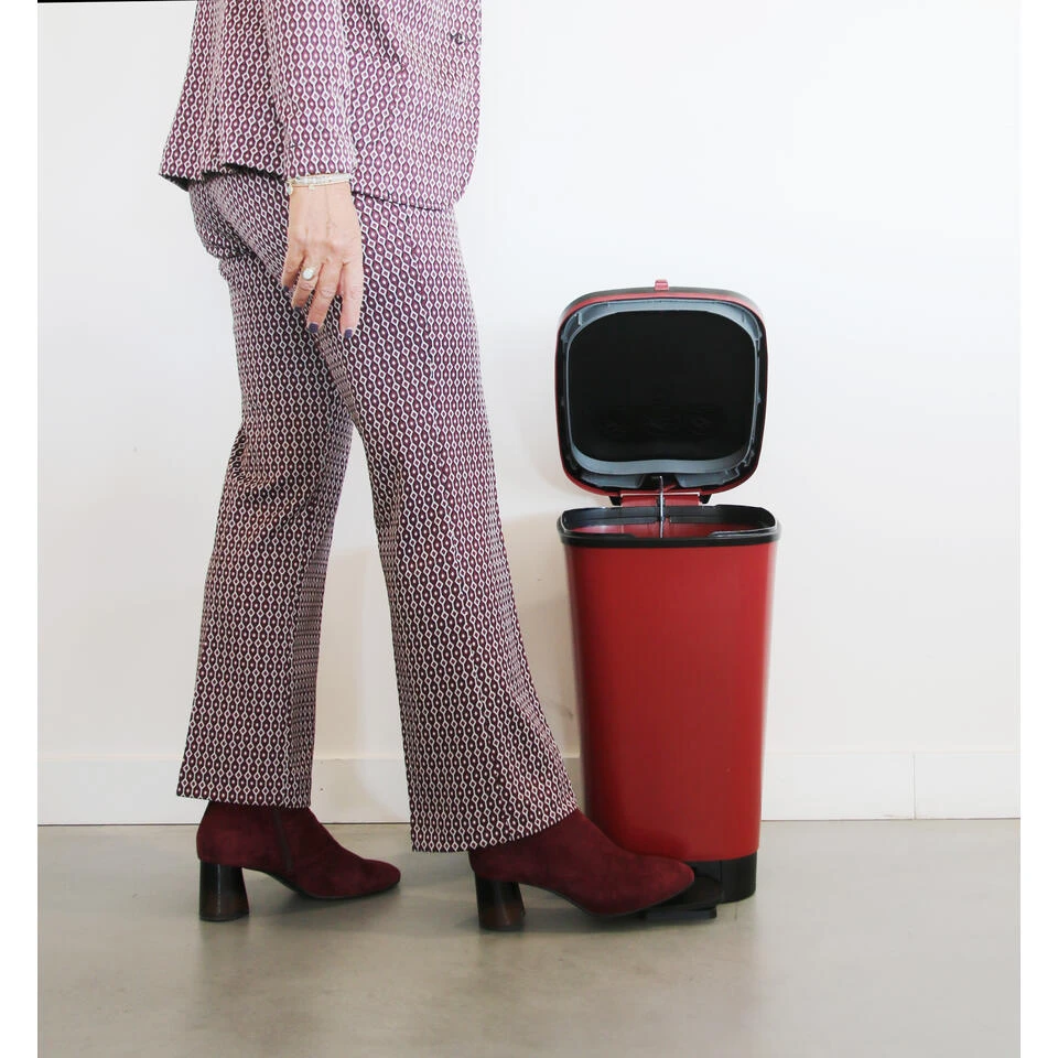 Kis Chic Bin Pedaalemmer - 30L - Paprika 6 Kis Chic Bin Pedaalemmer - 30L - Paprika - Afbeelding 4