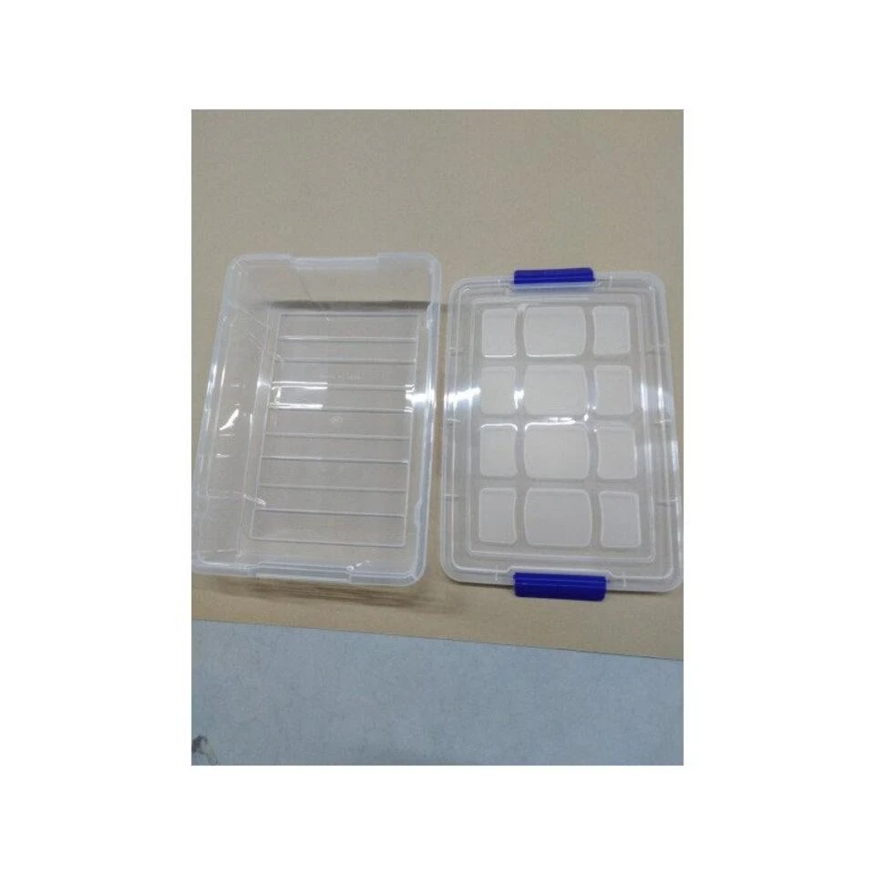 Opslagbak/organizer Met Deksel 5 Liter Transparant 5 Opslagbak/organizer Met Deksel 5 Liter Transparant - Afbeelding 3