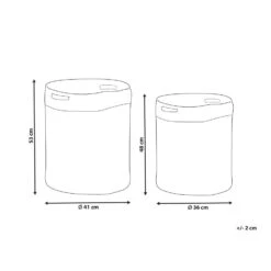 Beliani Mand KARDH - Wit Katoen -Opslag Meubelwinkel cfe37cf0827a4d5d973e289de51fdec2