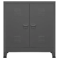 VidaXL Opbergkast Industrieel 90x40x100 Cm Staal Antracietkleurig -Opslag Meubelwinkel d0a13abcb60940c1a680d053fd87add4