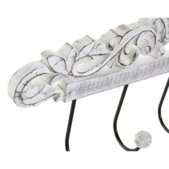 Items Kapstok Rek Voor Wand/muur - Wit - 4x Ophanghaken - 40 Cm -Opslag Meubelwinkel d367146c80614e4bafbcefaa730e325c