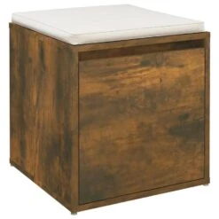 VidaXL Opbergbox Met Lade 40,5x40x40 Cm Bewerkt Hout Gerookt Eiken -Opslag Meubelwinkel d6748d6ee95744cda86b482dd9a0bdbe