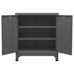 VidaXL Opbergkast Industrieel 90x40x100 Cm Staal Antracietkleurig -Opslag Meubelwinkel dadeea5867fb47208ad95a8c7ead00fb
