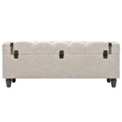 VidaXL Opbergbankenset 112x37x45 Cm Massief Hout En Staal 3-delig -Opslag Meubelwinkel e47262799c194f76975b2cf3db9a0e6a