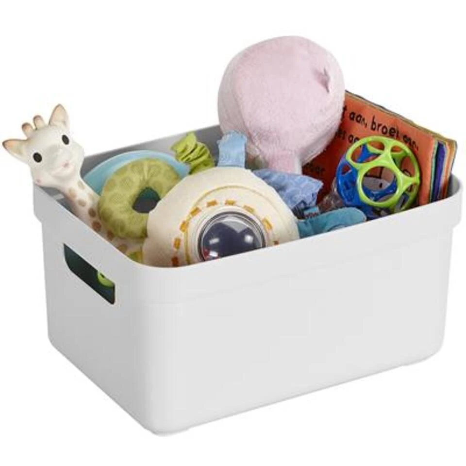 Sunware Opbergbox - Wit - Kunststof - 5 L - 25 X 18 Cm 5 Sunware Opbergbox - Wit - Kunststof - 5 L - 25 X 18 Cm - Afbeelding 3