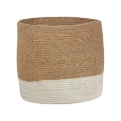 Beliani Mand BULANIK - Beige Jute -Opslag Meubelwinkel e8036d3422f74a43afa84a3e2ac8b683