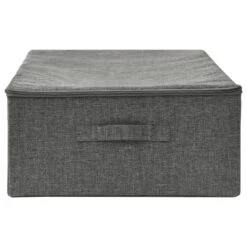 VidaXL Opbergbox 70x40x18 Cm Stof Antracietkleurig -Opslag Meubelwinkel f410c08a9b0145c1bee866ffa37ce65d