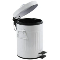 MSV Badkamer/toilet Pedaalemmer - Wit - 3L - 17 X 26 Cm - Toilet -Opslag Meubelwinkel fab99f4c203048fd86b5b7b0d33c9c8f