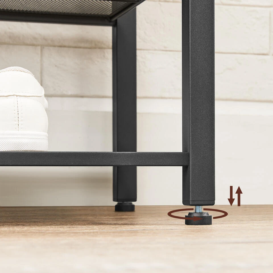 O'DADDY® Kapstok Staand - Schoenenrek - 15 Haken - 80x32x178,5 - Bruin 4 O'DADDY® Kapstok Staand - Schoenenrek - 15 Haken - 80x32x178,5 - Bruin - Afbeelding 2